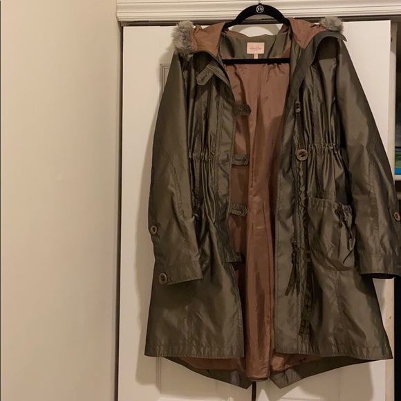 Whistles Green Coat - Picture 2 of 7